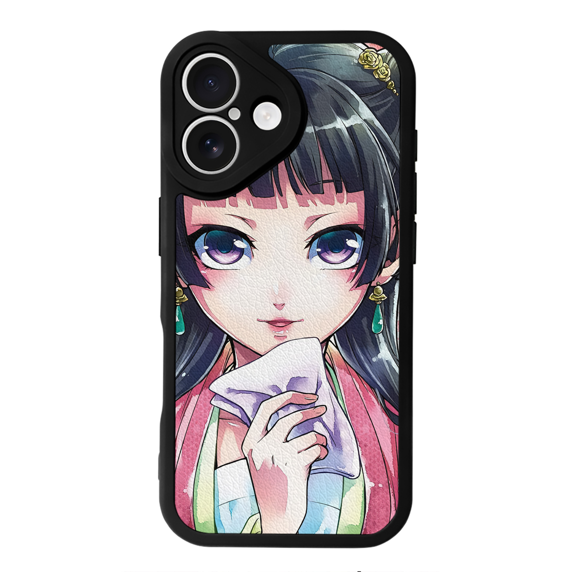 薬屋のひとりごと The Apothecary Diaries 【iPhone 16シリーズ対応】シリコンスマホケース（レザー調） 材質：シリコン